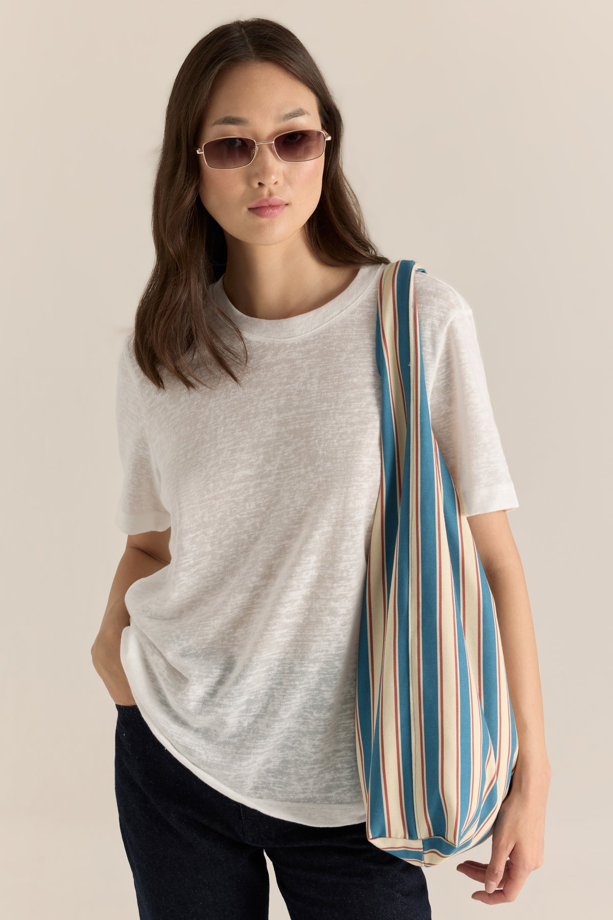 Blue Stripe Bag