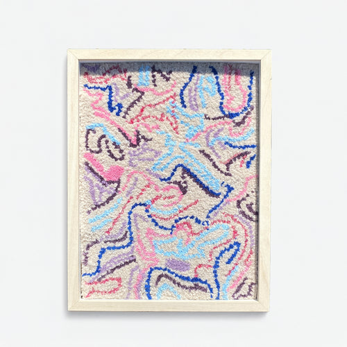 Beyaz Flow Tufted Tablo