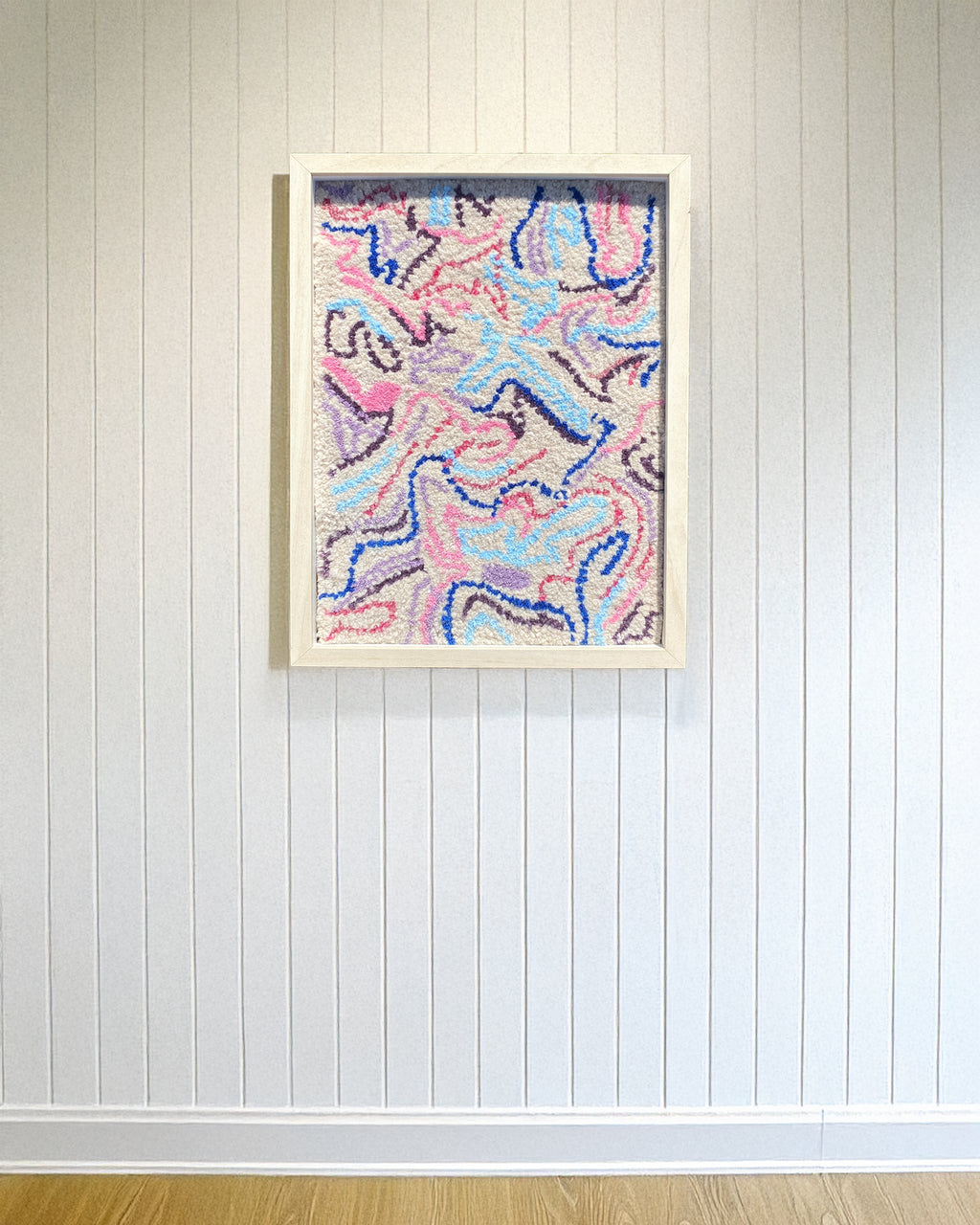 Beyaz Flow Tufted Tablo