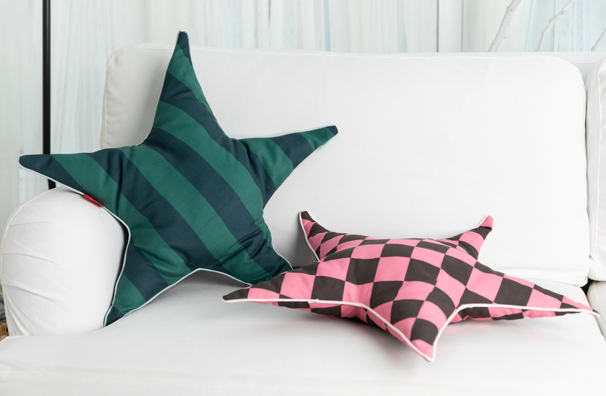 Checky Star Yastık