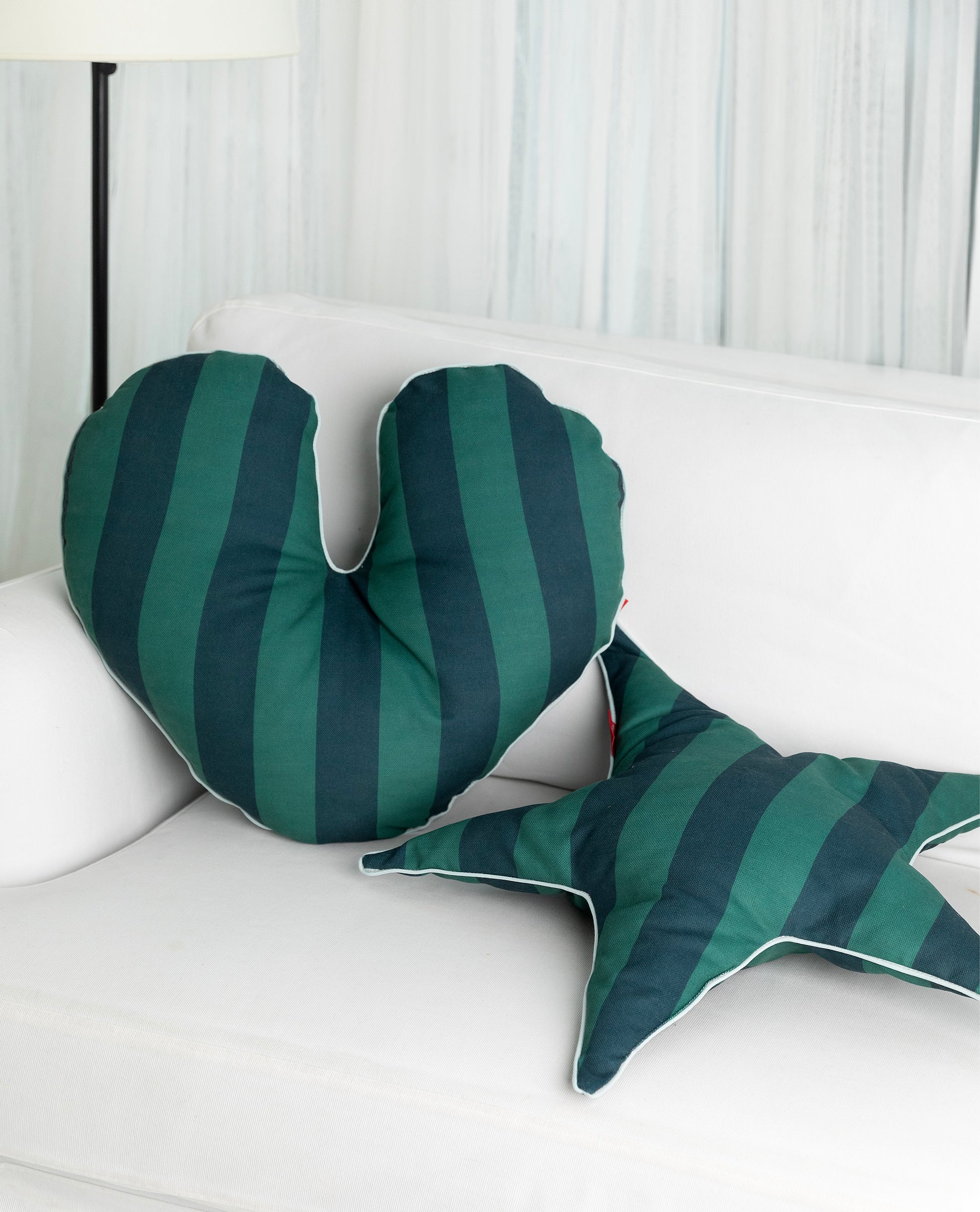 Striped Heart Yastık
