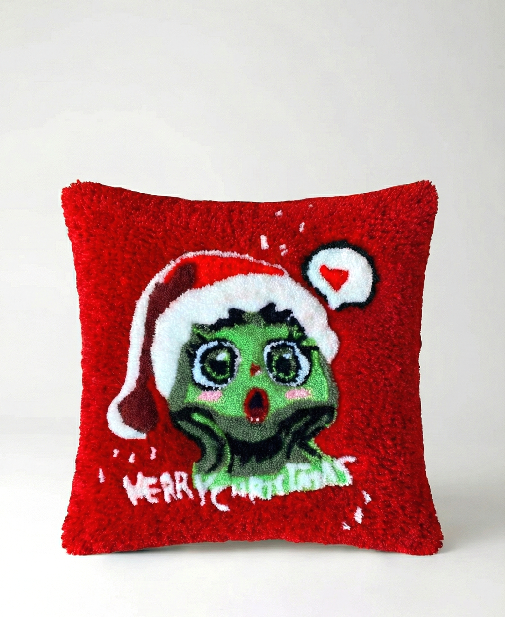 Baby Grinch Tufted Kırlent