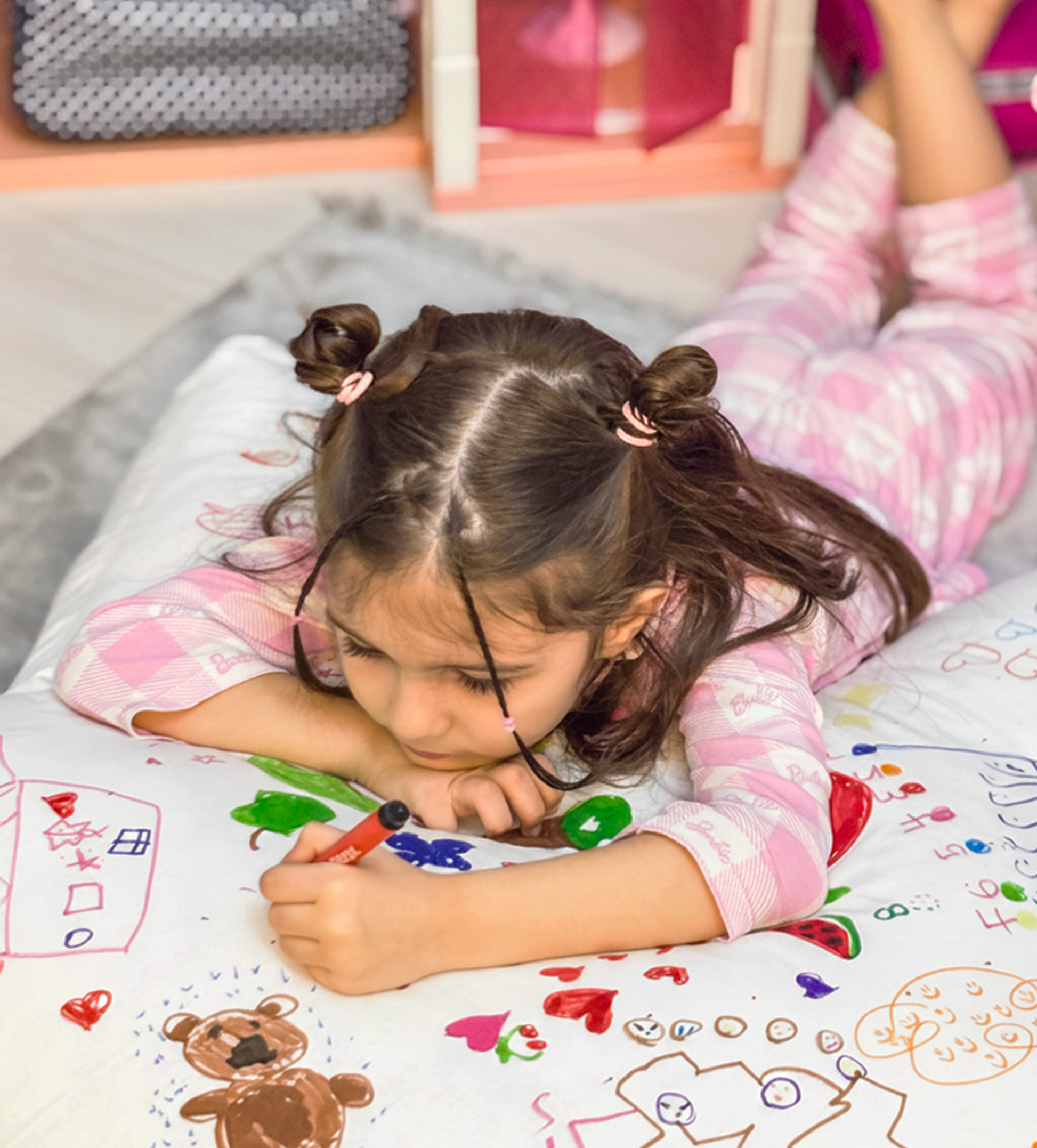 Boyanabilir Yıldız Yastık & Keçeli Kalem Seti